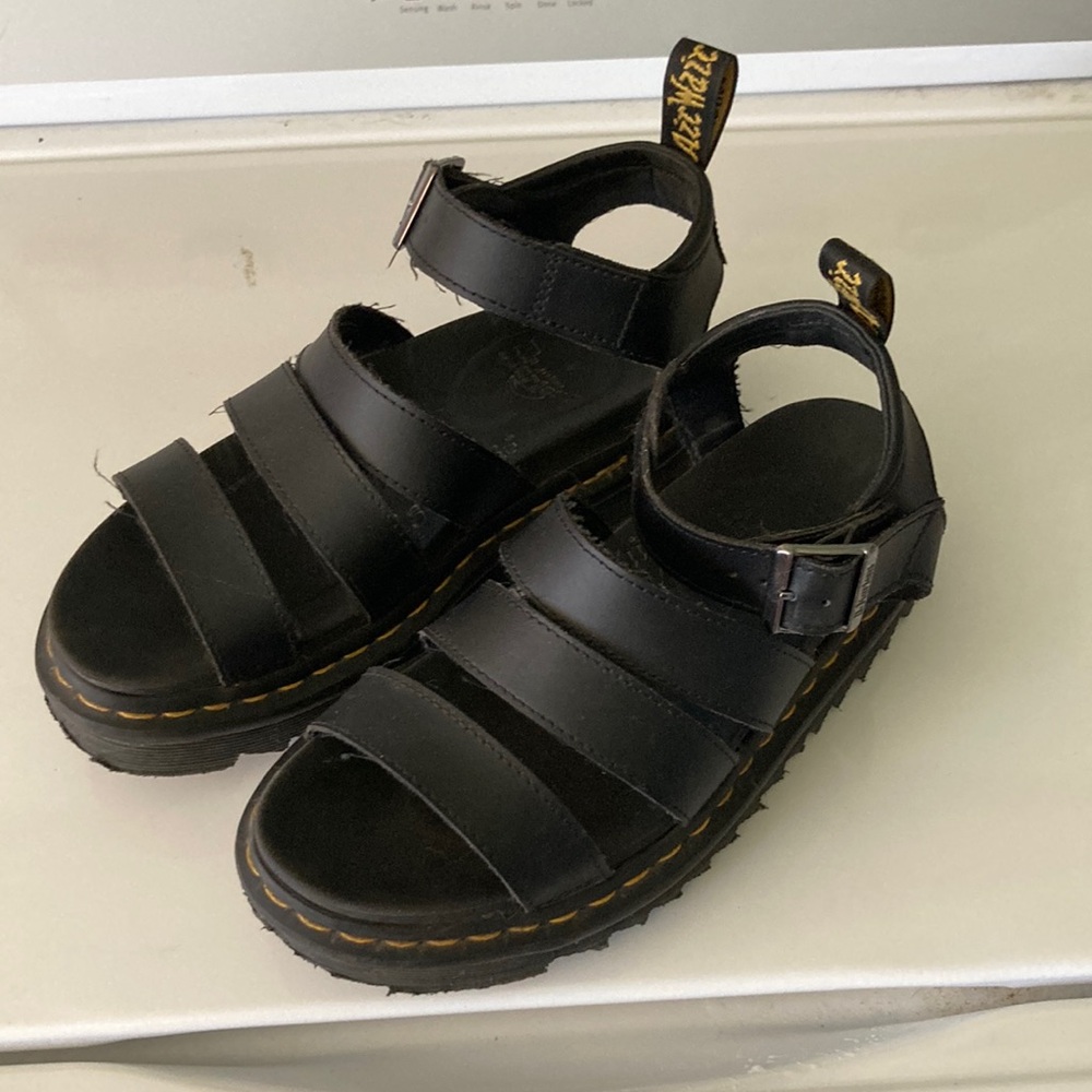 Dr Martens platform sandals